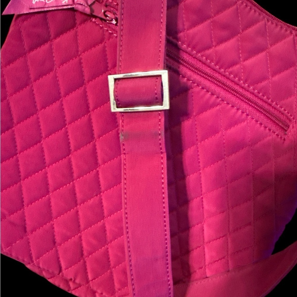 Vera Bradley Quilted Crossbody
Bag Pink Adjustable Strap Lightweight - Picture 5 of 6